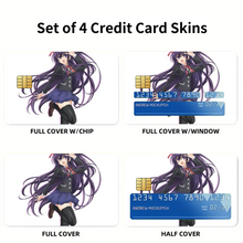 Load image into Gallery viewer, Tohka Yatogami Credit Card Skins (4-in-1 Pack)