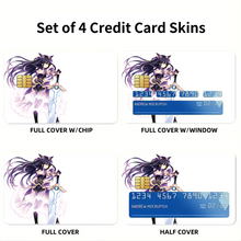 Load image into Gallery viewer, Tohka Yatogami Credit Card Skins (4-in-1 Pack)
