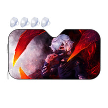 Load image into Gallery viewer, Tokyo Ghoul Ken Kaneki Car Sunshade