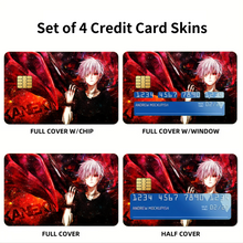 Load image into Gallery viewer, Tokyo Ghoul Ken Kaneki Credit Card Skins (4-in-1 Pack)