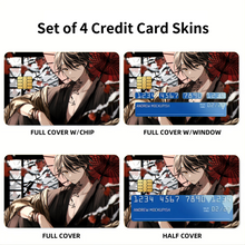 Load image into Gallery viewer, Tokyo Revengers Kazutora Hanemiya Credit Card Skins (4-in-1 Pack)