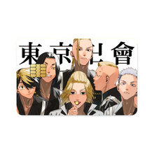 Load image into Gallery viewer, Tokyo Revengers Keisuke Baji, Takashi Mitsuya, Kazutora Hanemiya Credit Card Skins (4-in-1 Pack)