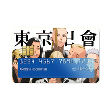 Load image into Gallery viewer, Tokyo Revengers Keisuke Baji, Takashi Mitsuya, Kazutora Hanemiya Credit Card Skins (4-in-1 Pack)