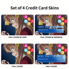 Load image into Gallery viewer, Toradora! Credit Card Skins (4-in-1 Pack)