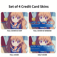 Load image into Gallery viewer, Toradora! Credit Card Skins (4-in-1 Pack)
