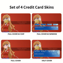 Load image into Gallery viewer, Toradora! Credit Card Skins (4-in-1 Pack)