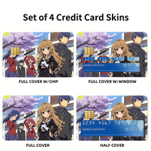 Load image into Gallery viewer, Toradora! Credit Card Skins (4-in-1 Pack)