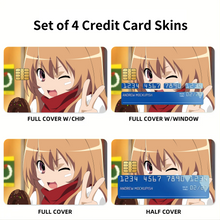 Load image into Gallery viewer, Toradora! Credit Card Skins (4-in-1 Pack)