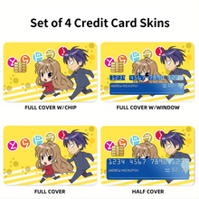 Load image into Gallery viewer, Toradora! Credit Card Skins (4-in-1 Pack)