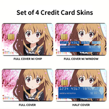 Load image into Gallery viewer, Toradora! Credit Card Skins (4-in-1 Pack)