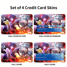 Load image into Gallery viewer, Touhou Credit Card Skins (4-in-1 Pack)
