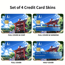 Load image into Gallery viewer, Touhou Credit Card Skins (4-in-1 Pack)