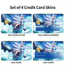 Load image into Gallery viewer, Touhou Ice Queen Credit Card Skins (4-in-1 Pack)