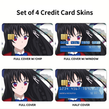 Load image into Gallery viewer, Tsundere-chan Credit Card Skins (4-in-1 Pack)
