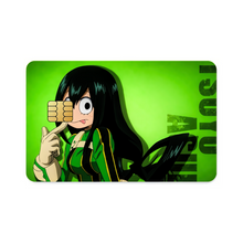 Load image into Gallery viewer, Tsuyu Credit Card Skins (4-in-1 Pack)