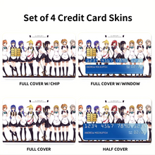 Load image into Gallery viewer, U's - maid cafe Credit Card Skins (4-in-1 Pack)