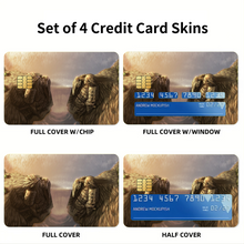 Load image into Gallery viewer, Valley of the End  Credit Card Skins (4-in-1 Pack)