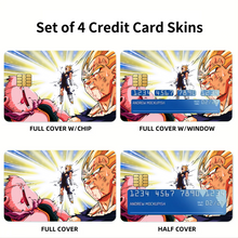 Load image into Gallery viewer, Vegeta Sacrifice Credit Card Skins (4-in-1 Pack)
