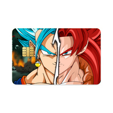 Load image into Gallery viewer, Vegeto + Gogeta Credit Card Skins (4-in-1 Pack)
