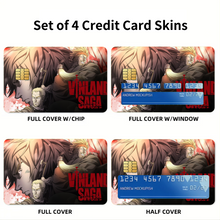 Load image into Gallery viewer, Vinland Saga Credit Card Skins (4-in-1 Pack)