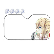 Load image into Gallery viewer, Violet Evergarden Car Sunshade