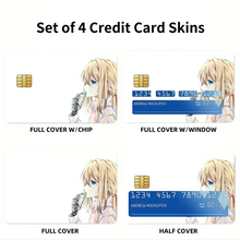 Load image into Gallery viewer, Violet Evergarden Credit Card Skins (4-in-1 Pack)