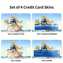 Load image into Gallery viewer, Violet Evergarden Credit Card Skins (4-in-1 Pack)