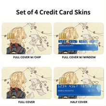 Load image into Gallery viewer, Violet Evergarden Credit Card Skins (4-in-1 Pack)