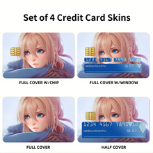 Load image into Gallery viewer, Violet Evergarden Credit Card Skins (4-in-1 Pack)
