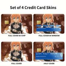 Load image into Gallery viewer, Violet Evergarden Credit Card Skins (4-in-1 Pack)