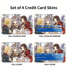 Load image into Gallery viewer, Violet Evergarden Credit Card Skins (4-in-1 Pack)
