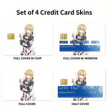 Load image into Gallery viewer, Violet Evergarden Credit Card Skins (4-in-1 Pack)