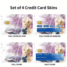 Load image into Gallery viewer, Violet Evergarden Credit Card Skins (4-in-1 Pack)