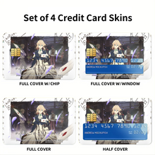 Load image into Gallery viewer, Violet Evergarden Credit Card Skins (4-in-1 Pack)