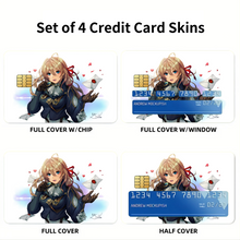 Load image into Gallery viewer, Violet Evergarden Credit Card Skins (4-in-1 Pack)