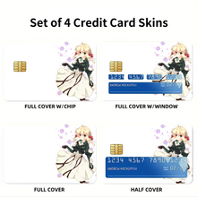 Load image into Gallery viewer, Violet Evergarden Credit Card Skins (4-in-1 Pack)