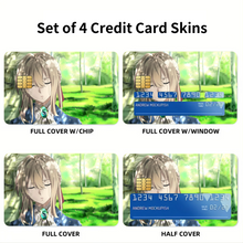 Load image into Gallery viewer, Violet Evergarden Credit Card Skins (4-in-1 Pack)