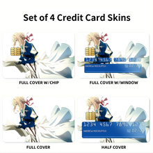 Load image into Gallery viewer, Violet Evergarden Credit Card Skins (4-in-1 Pack)