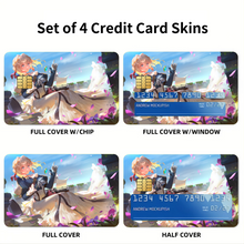 Load image into Gallery viewer, Violet Evergarden Credit Card Skins (4-in-1 Pack)