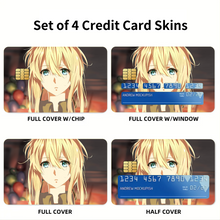Load image into Gallery viewer, Violet Evergarden Credit Card Skins (4-in-1 Pack)