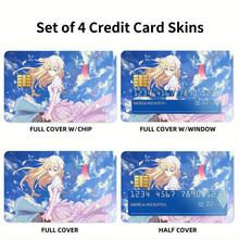Load image into Gallery viewer, Violet Evergarden Credit Card Skins (4-in-1 Pack)