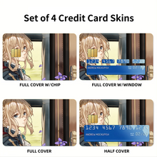 Load image into Gallery viewer, Violet Evergarden Credit Card Skins (4-in-1 Pack)