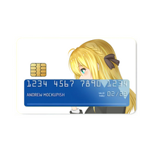 Load image into Gallery viewer, Violet Evergarden Credit Card Skins (4-in-1 Pack)