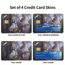 Load image into Gallery viewer, Violet Evergarden Violet Evergarden, Violet Evergarden Credit Card Skins (4-in-1 Pack)