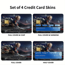 Load image into Gallery viewer, Violet Evergarden Violet Evergarden, Violet Evergarden Credit Card Skins (4-in-1 Pack)