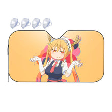 Load image into Gallery viewer, Wallpaper kobayashi-san chi no maid dragon (Tohru) Car Sunshade