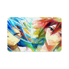 Load image into Gallery viewer, Watercolor (Sora/Shiro) Credit Card Skins (4-in-1 Pack)