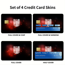 Load image into Gallery viewer, Wings of freedom Credit Card Skins (4-in-1 Pack)