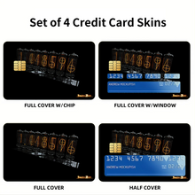 Load image into Gallery viewer, Worldline-Steins Gate Credit Card Skins (4-in-1 Pack)