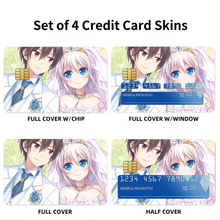 Load image into Gallery viewer, Yū Otosaka and Nao Tomori Together Credit Card Skins (4-in-1 Pack)